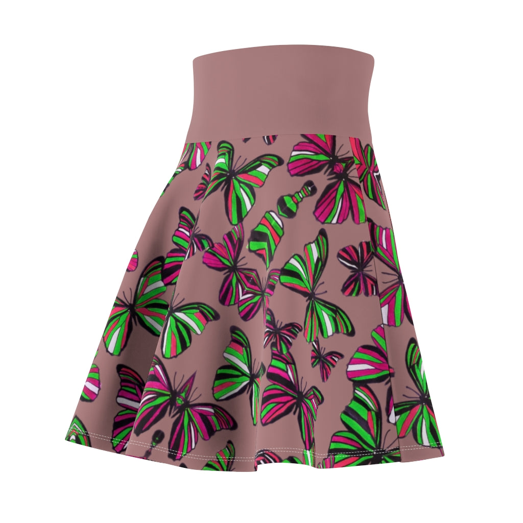 Butterflies Cider Skater Skirt