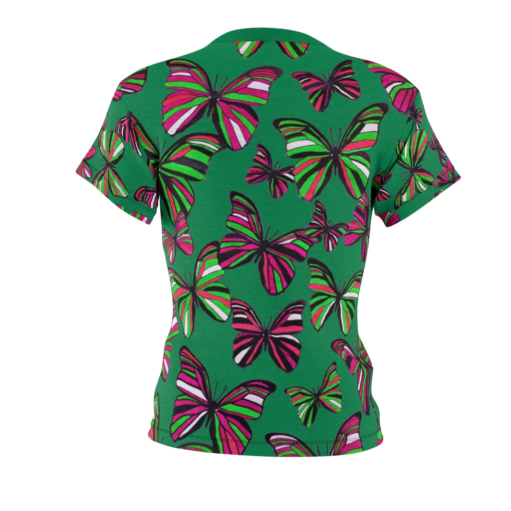 Butterflies AOP Emerald T-shirt