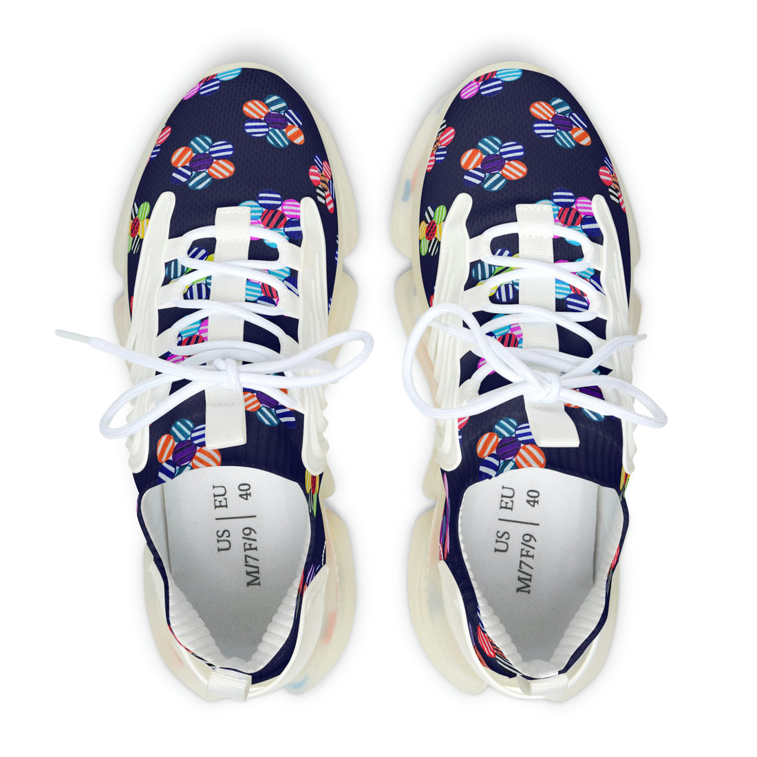 Ink Candy Floral Printed OTT Women's Mesh Knit Sneakers