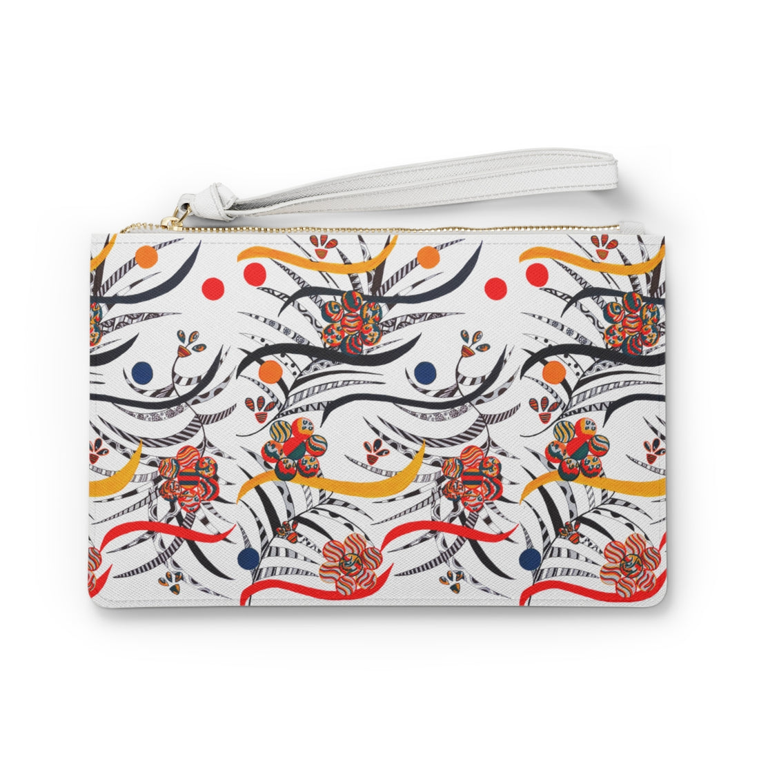 White wilderness Clutch Bag