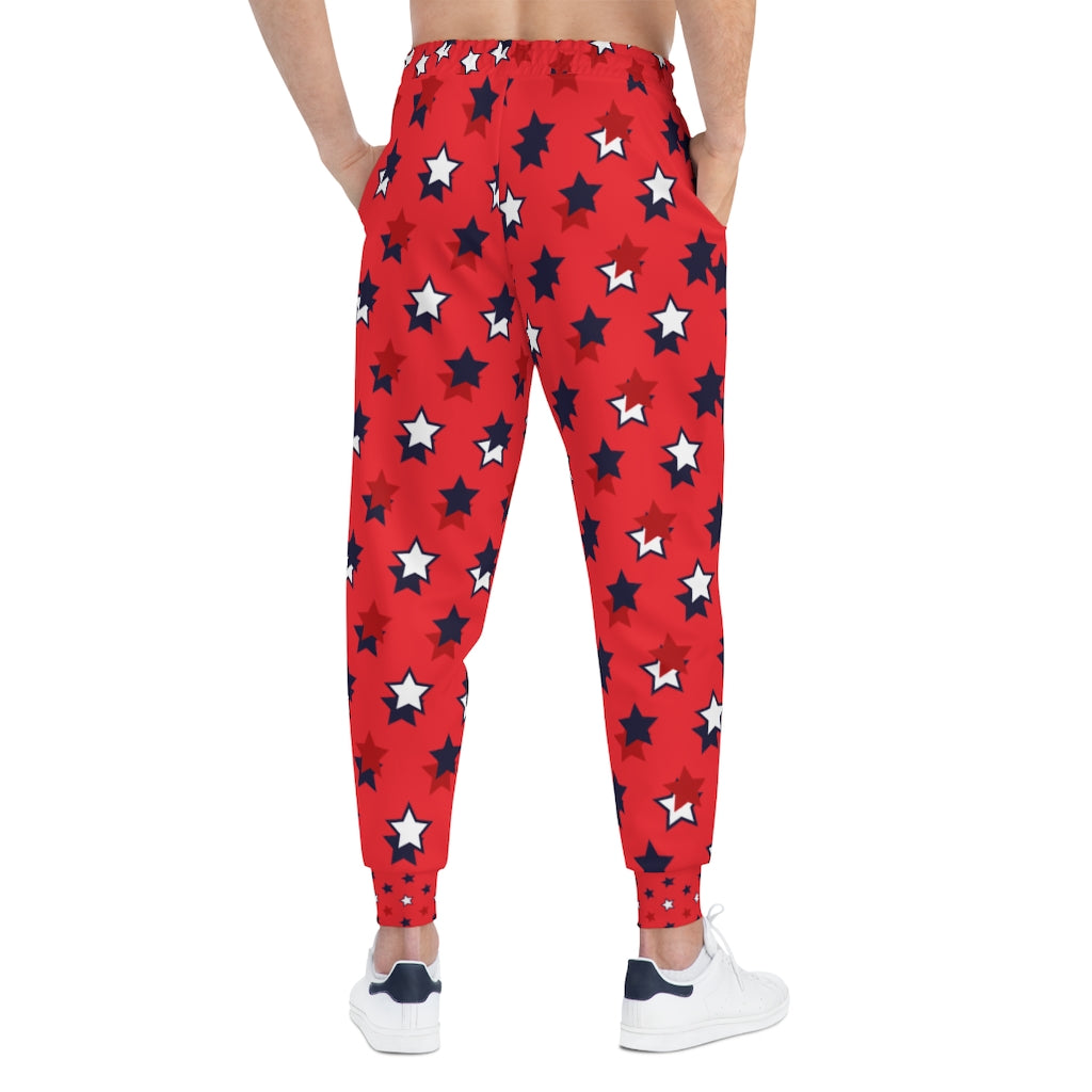 Unisex AOP Starry Red Joggers