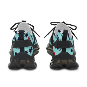 Icy Blue Stargirl OTT Women's Mesh Knit Sneakers