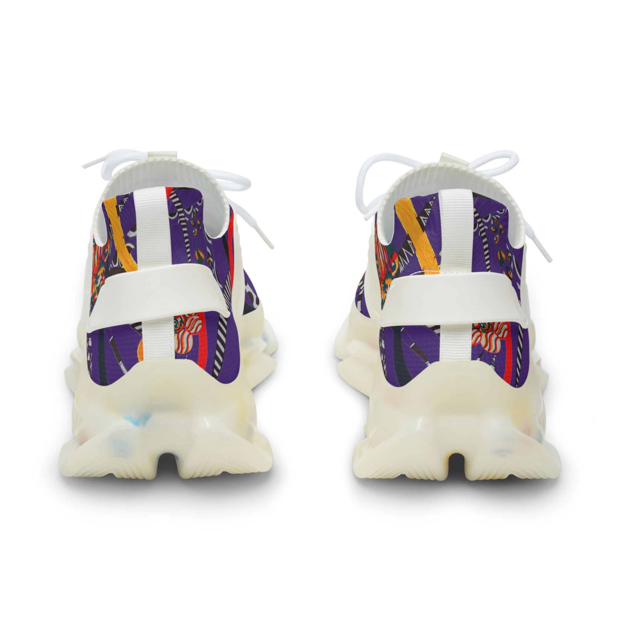 Purple Wildly Wicked OTT Men's Mesh Knit Sneakers