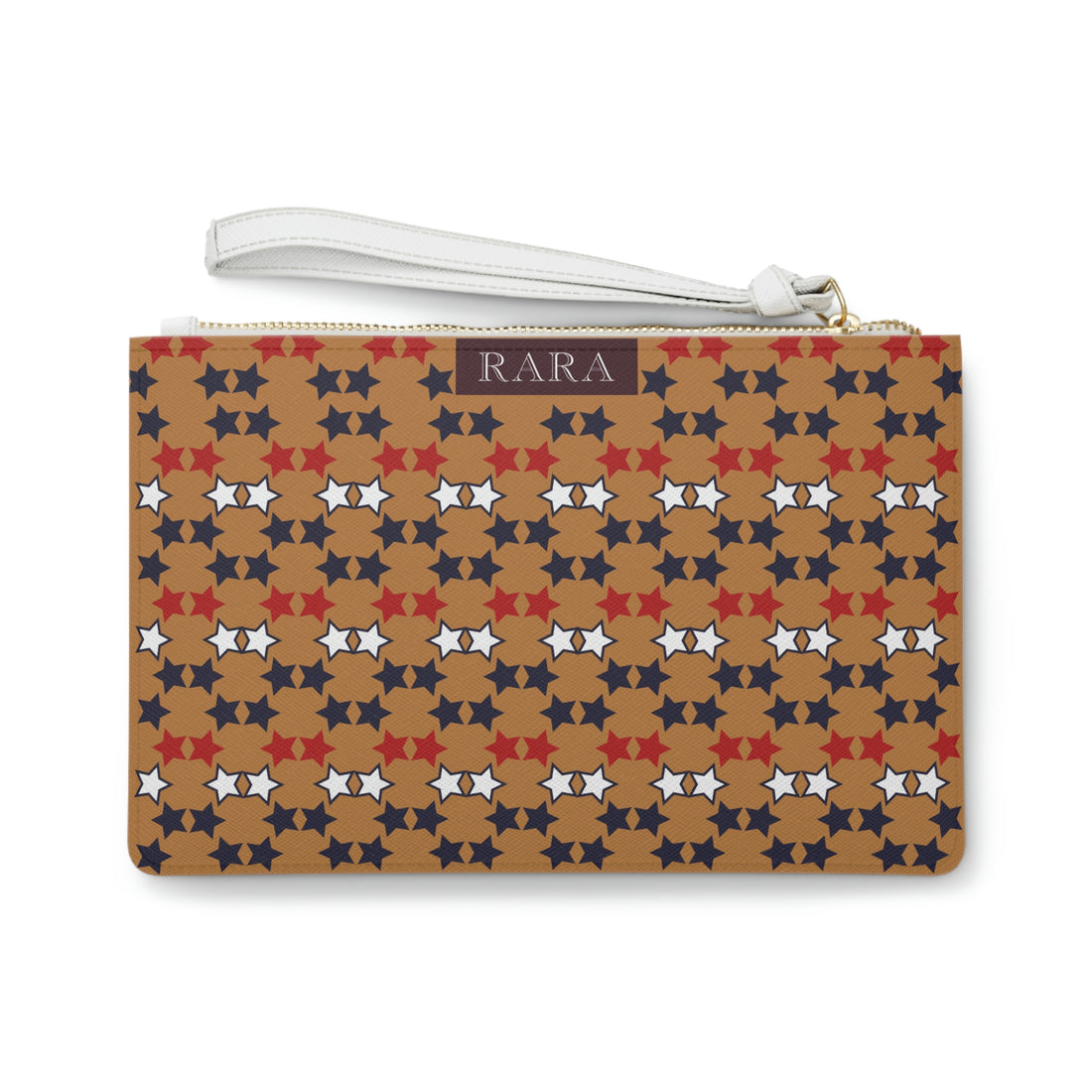 Tussock Star Print Clutch Bag