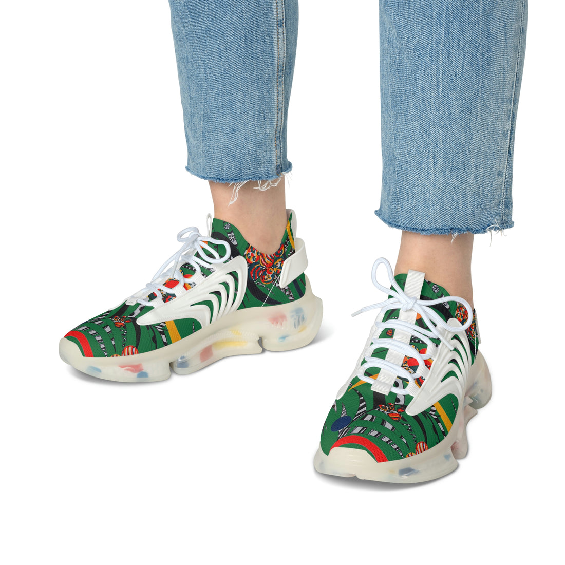 Emerald Wildly Wicked OTT Women's Mesh Knit Sneakers