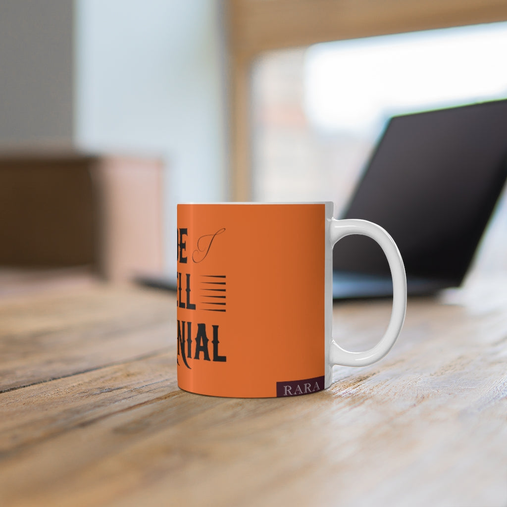 Millennial Orange Ceramic Mug 11oz