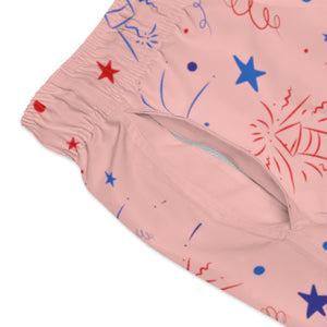 Men's Firecracker Blush Swimming Trunks