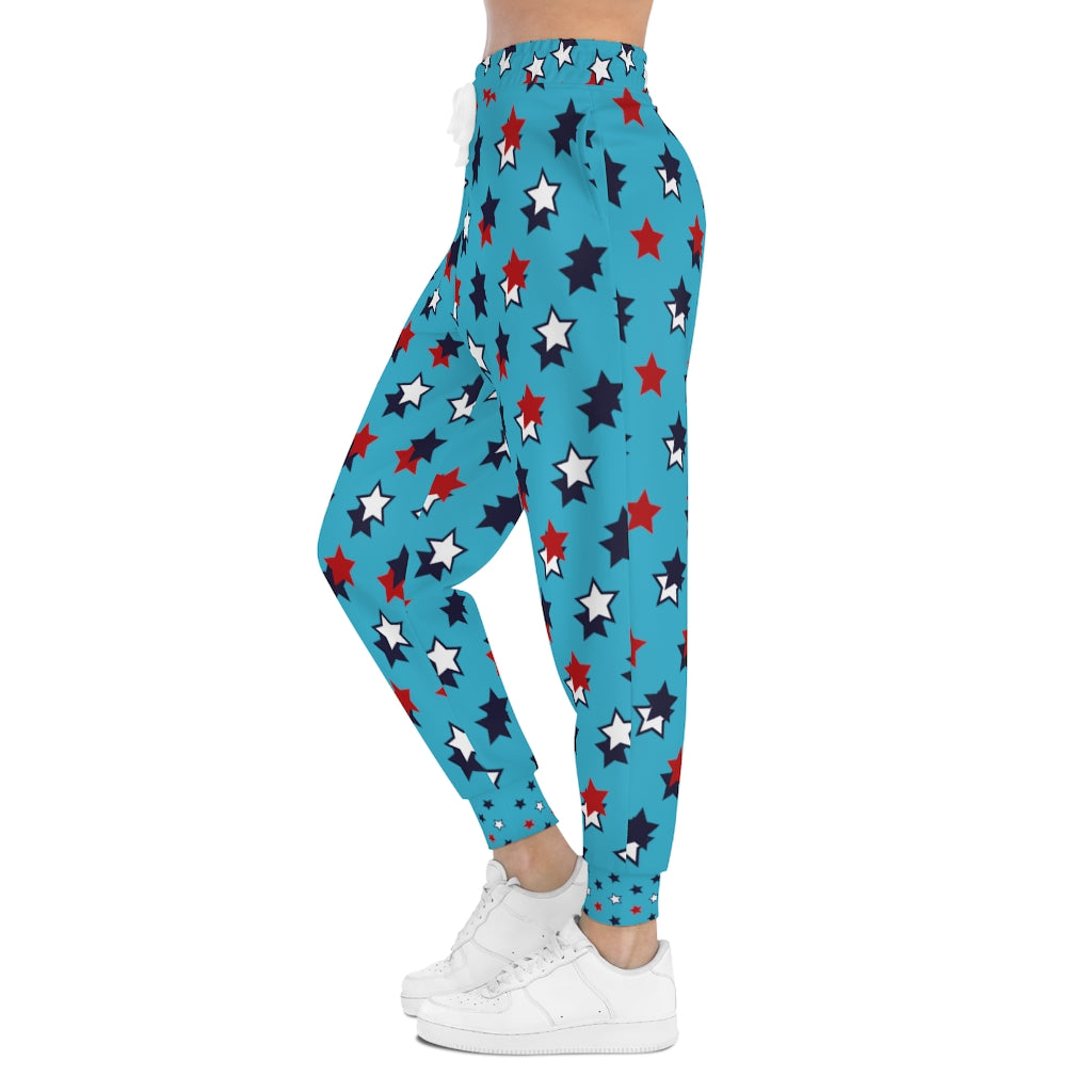 Unisex AOP Starry Aqua Joggers