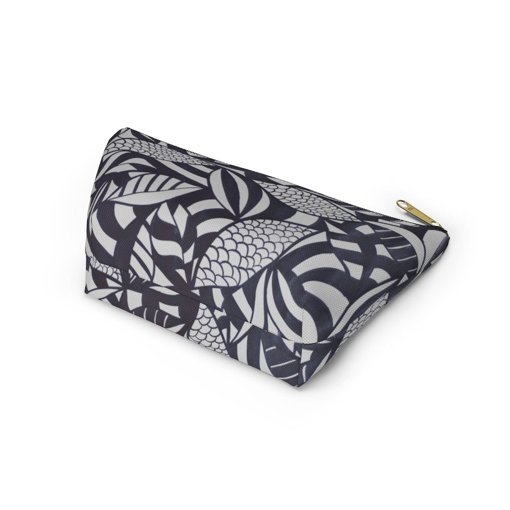 Slate Tropical Minimalist Accessory Pouch