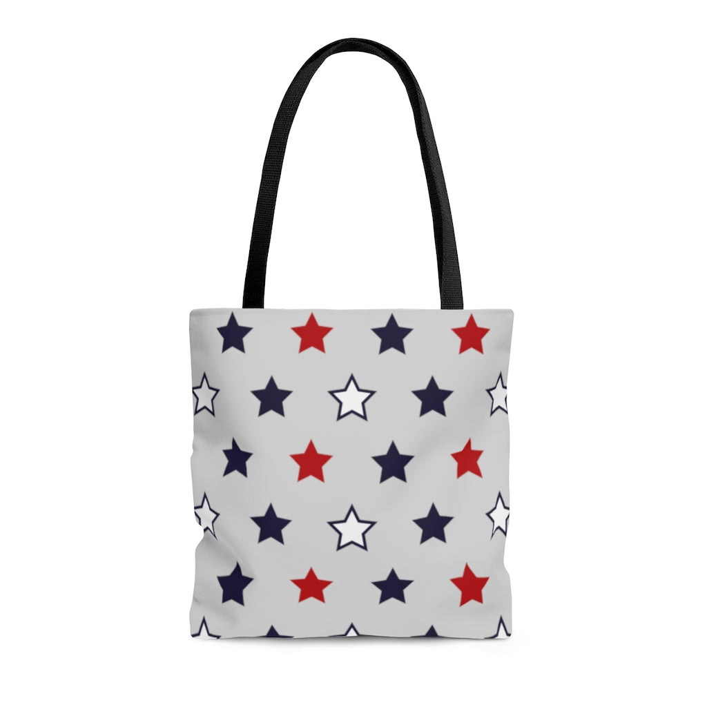 AOP Star Girl Slate Tote Bag