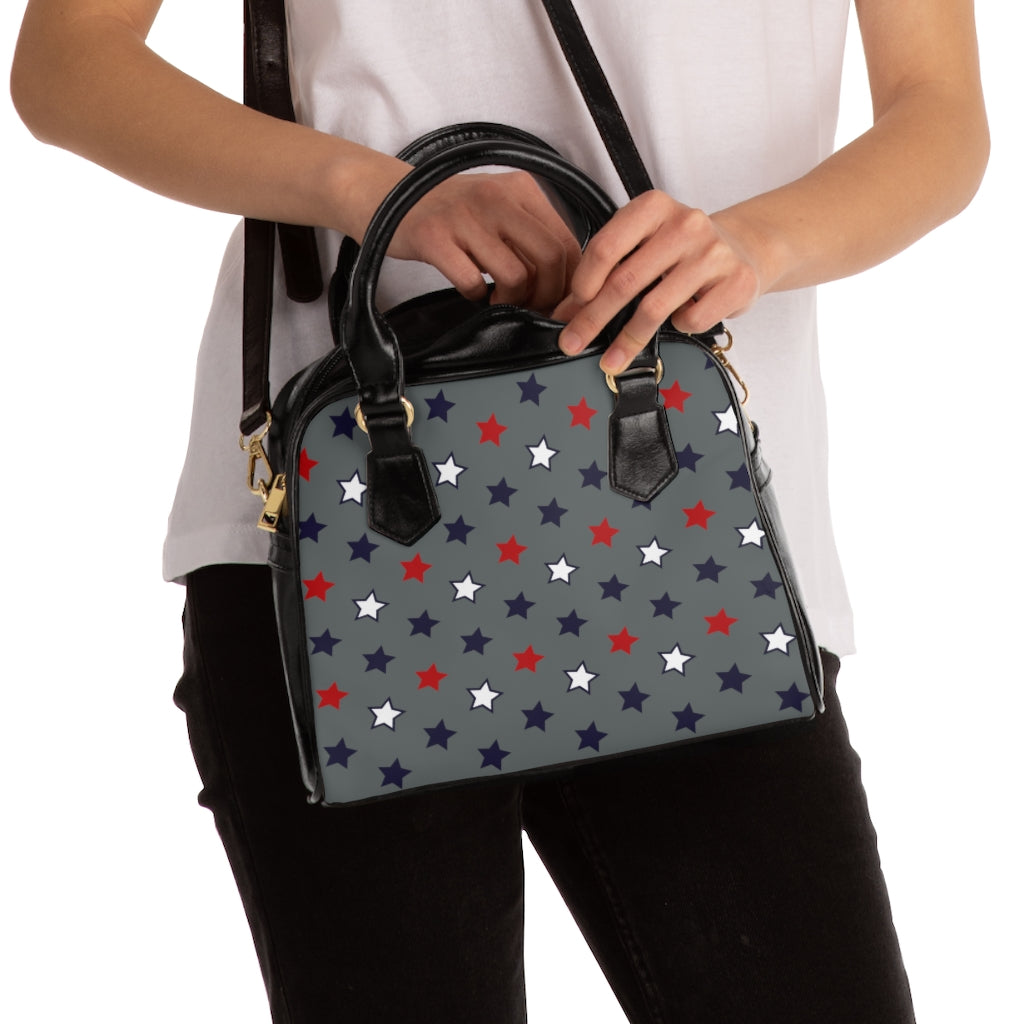 ash star print handbag