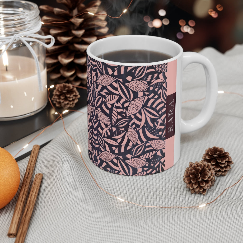 Tropical Minimalist Blush Mug 11oz