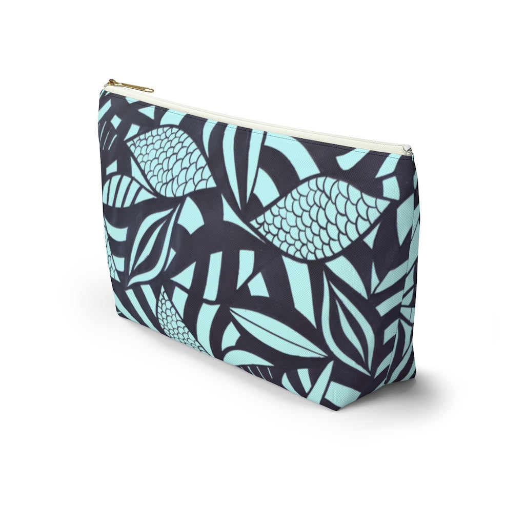 Icy Tropical Minimalist Accessory Pouch