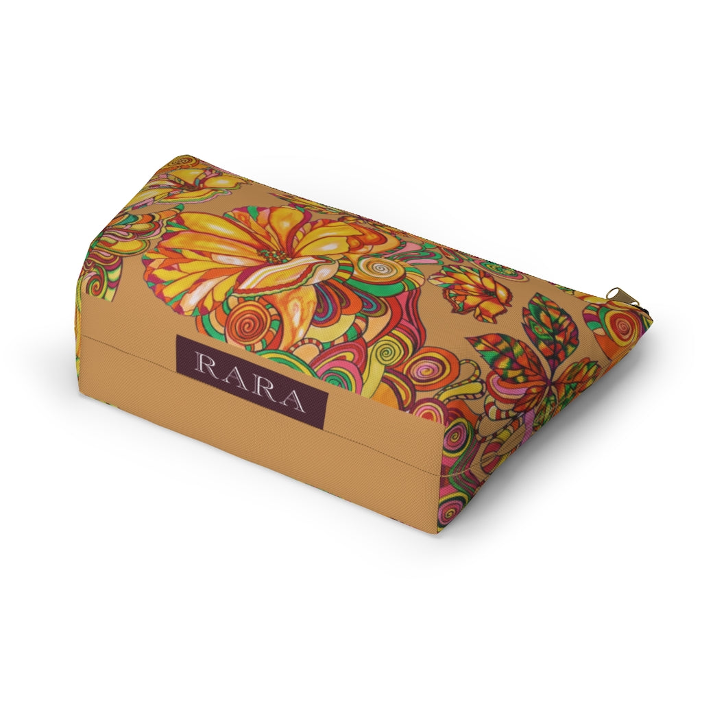 Tussock Artsy Floral Accessory Pouch