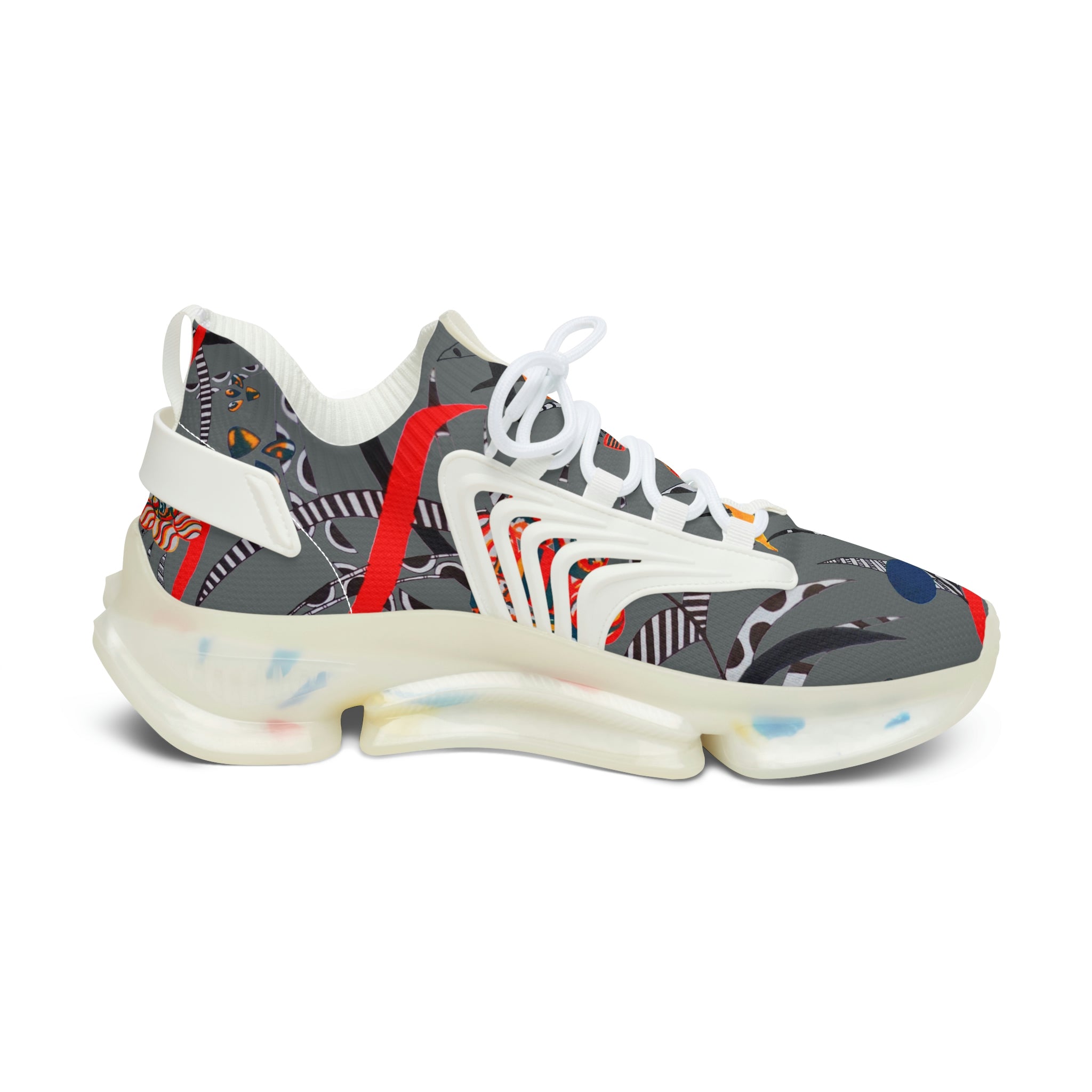 Ash Grey Wildly Wicked OTT Women's Mesh Knit Sneakers