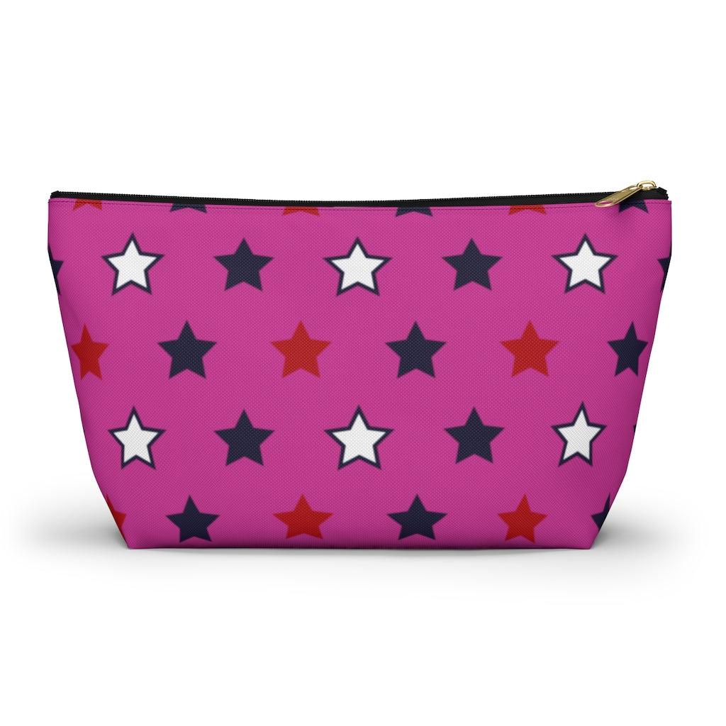 Starry Magenta Accessory Pouch