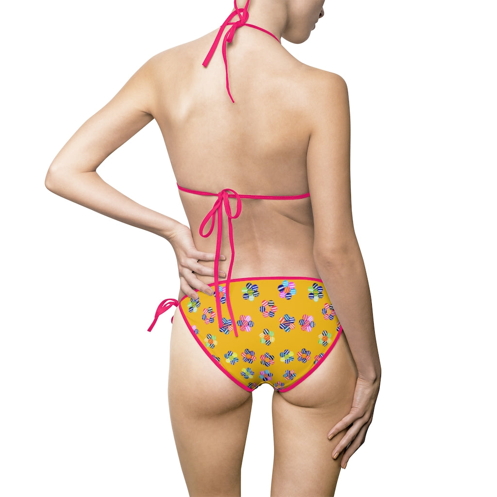 Yellow Candy Florals Bikini