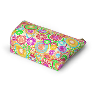 The 70's Vibe Lemon Accessory Pouch