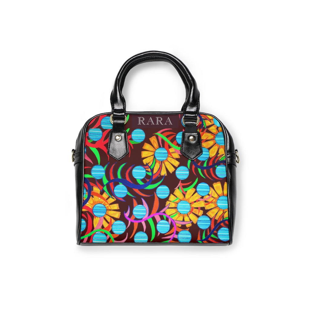 marsala sunflower handbag