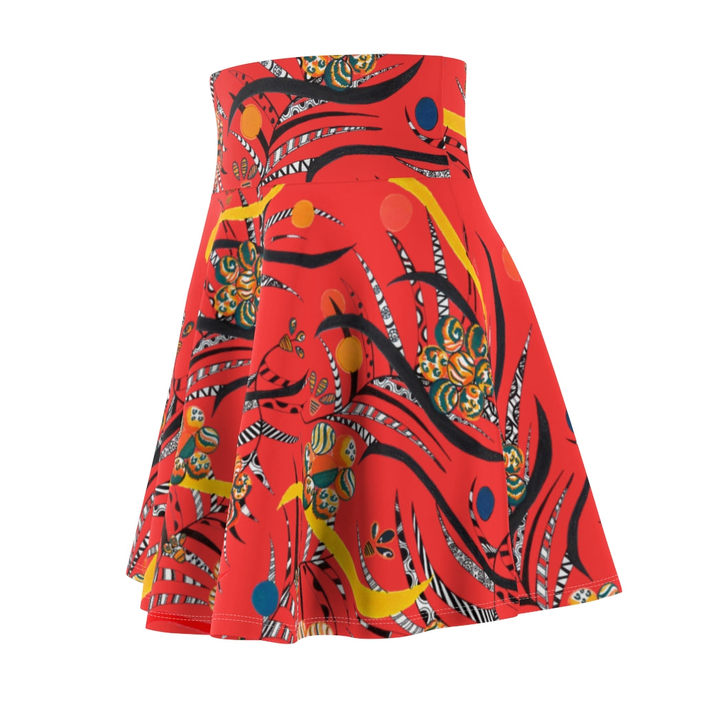 Vermillion Wilderness Skater Skirt