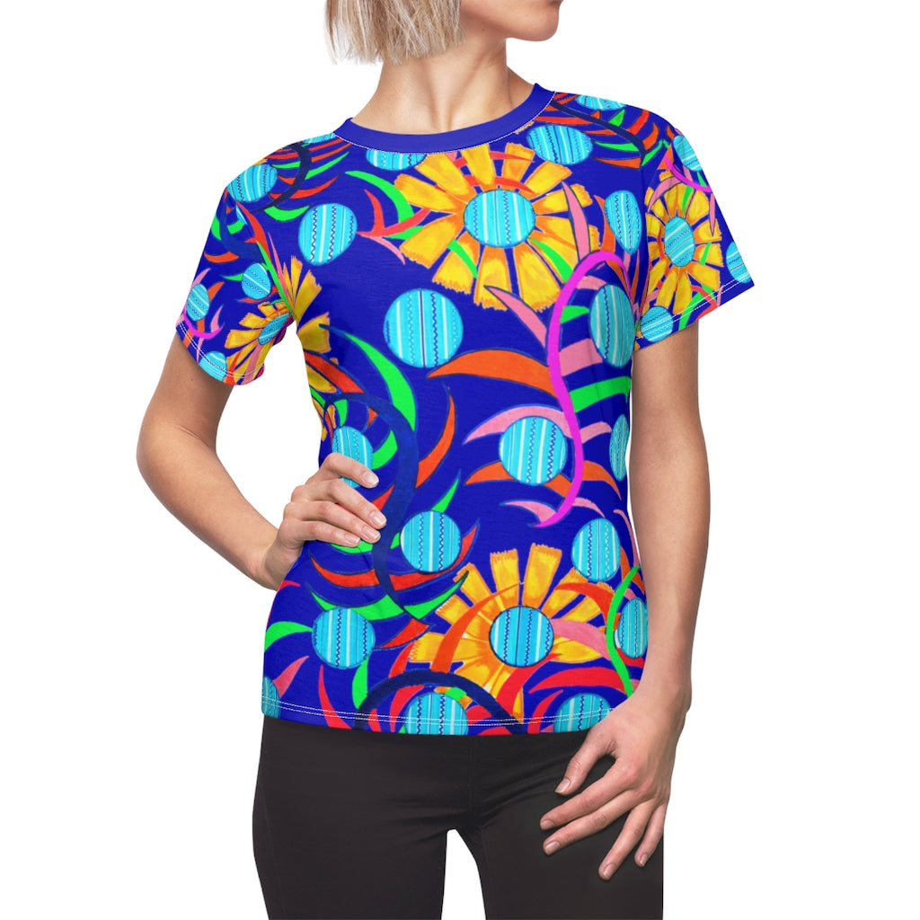 Sunflower AOP Electric Blue T-shirt