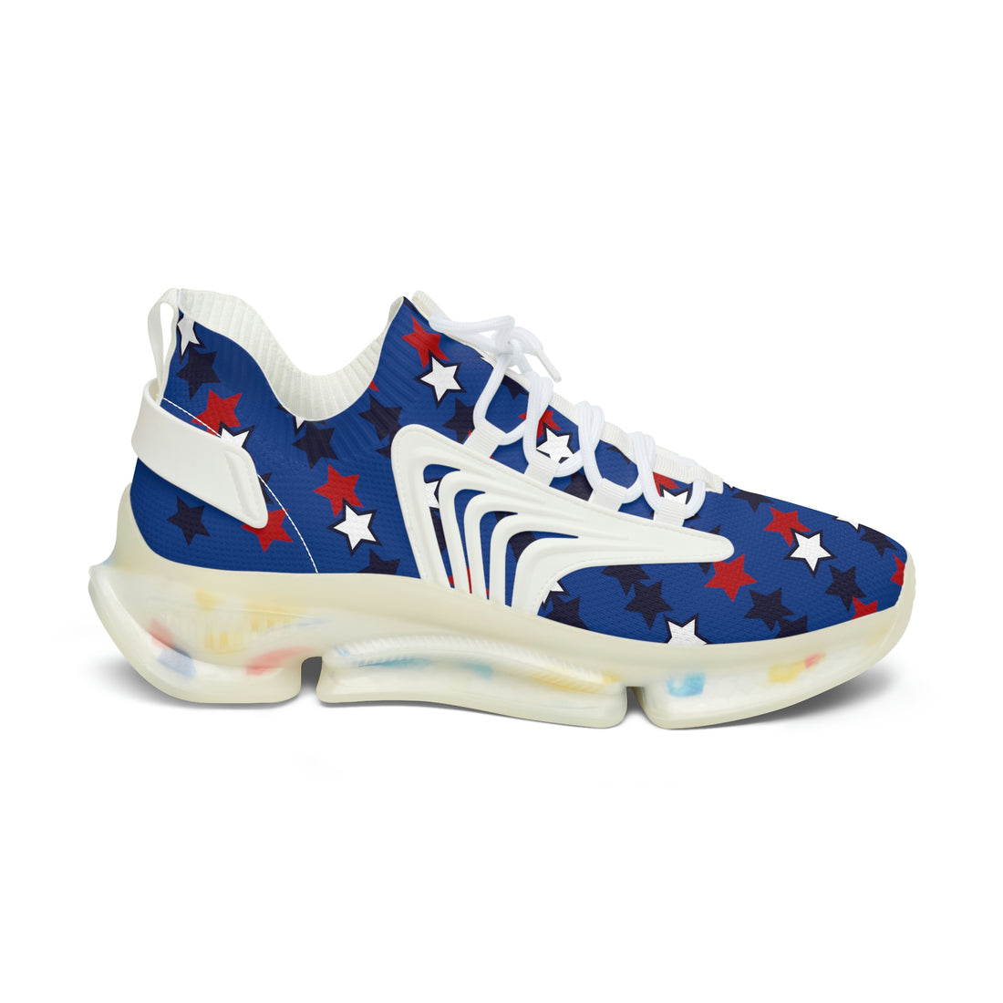 Royal Blue Stargirl OTT Women's Mesh Knit Sneakers