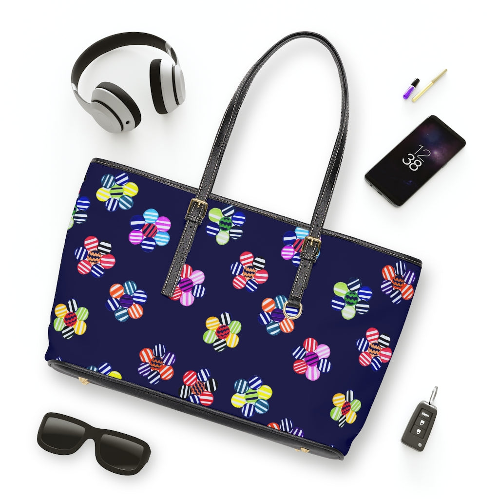 Ink Candy Florals PU Leather Shoulder Bag