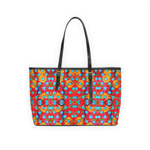 Red Sunflower PU Leather Shoulder Bag