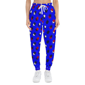 Unisex AOP Starry Electric Blue Joggers