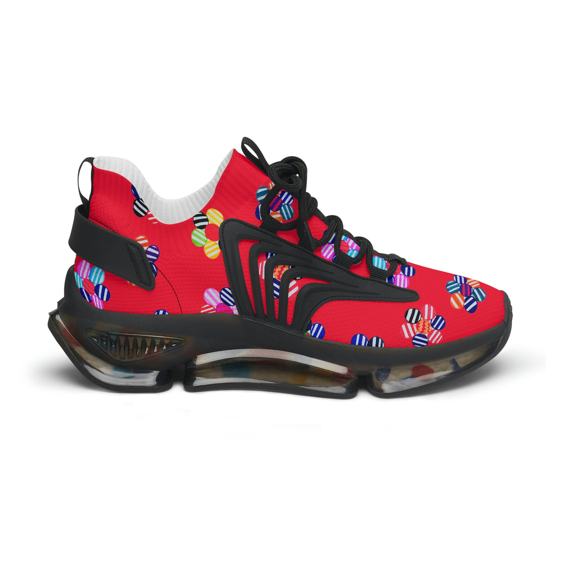 Red Candy Floral Printed OTT Women's Mesh Knit Sneakers