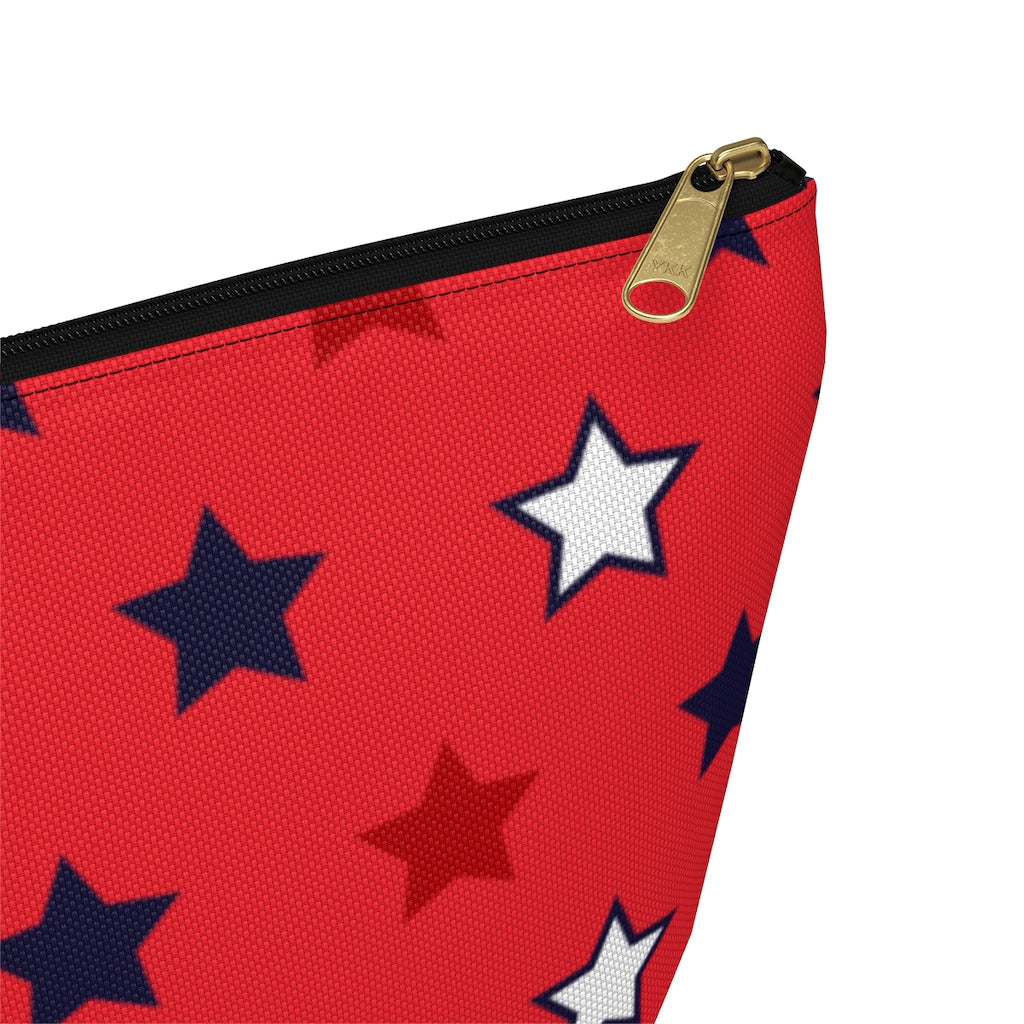 Starry Red Accessory Pouch