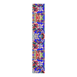 Artsy Floral Pop Electric Table Runner
