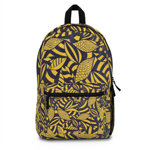 Tropical Minimalist Gold Honey Backpack