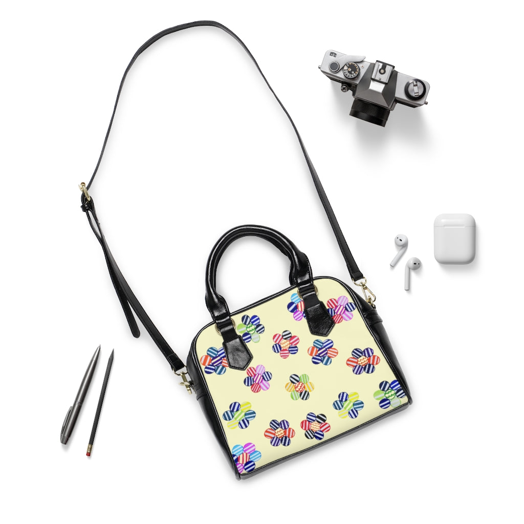 Cream Candy Florals AOP Handbag