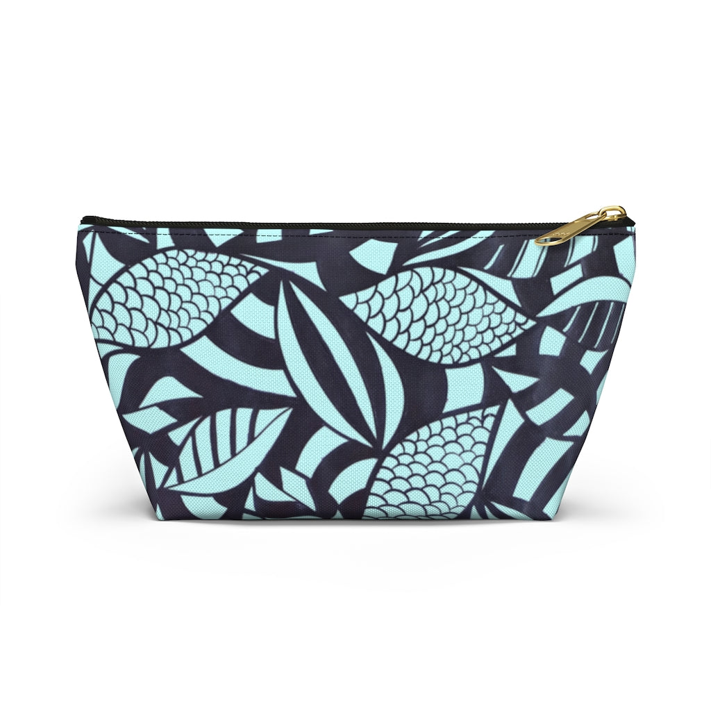 Icy Tropical Minimalist Accessory Pouch