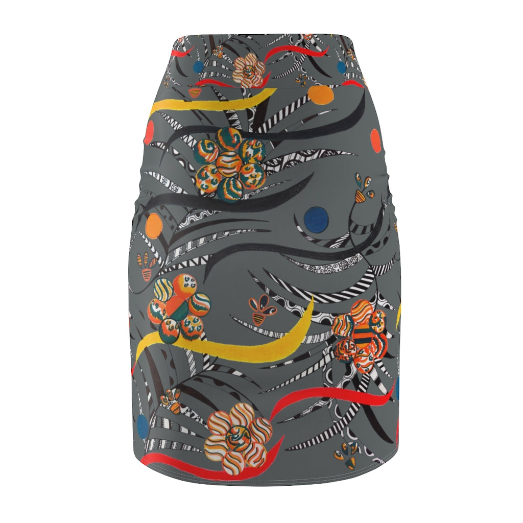 Ash Wilderness Print Pencil Skirt