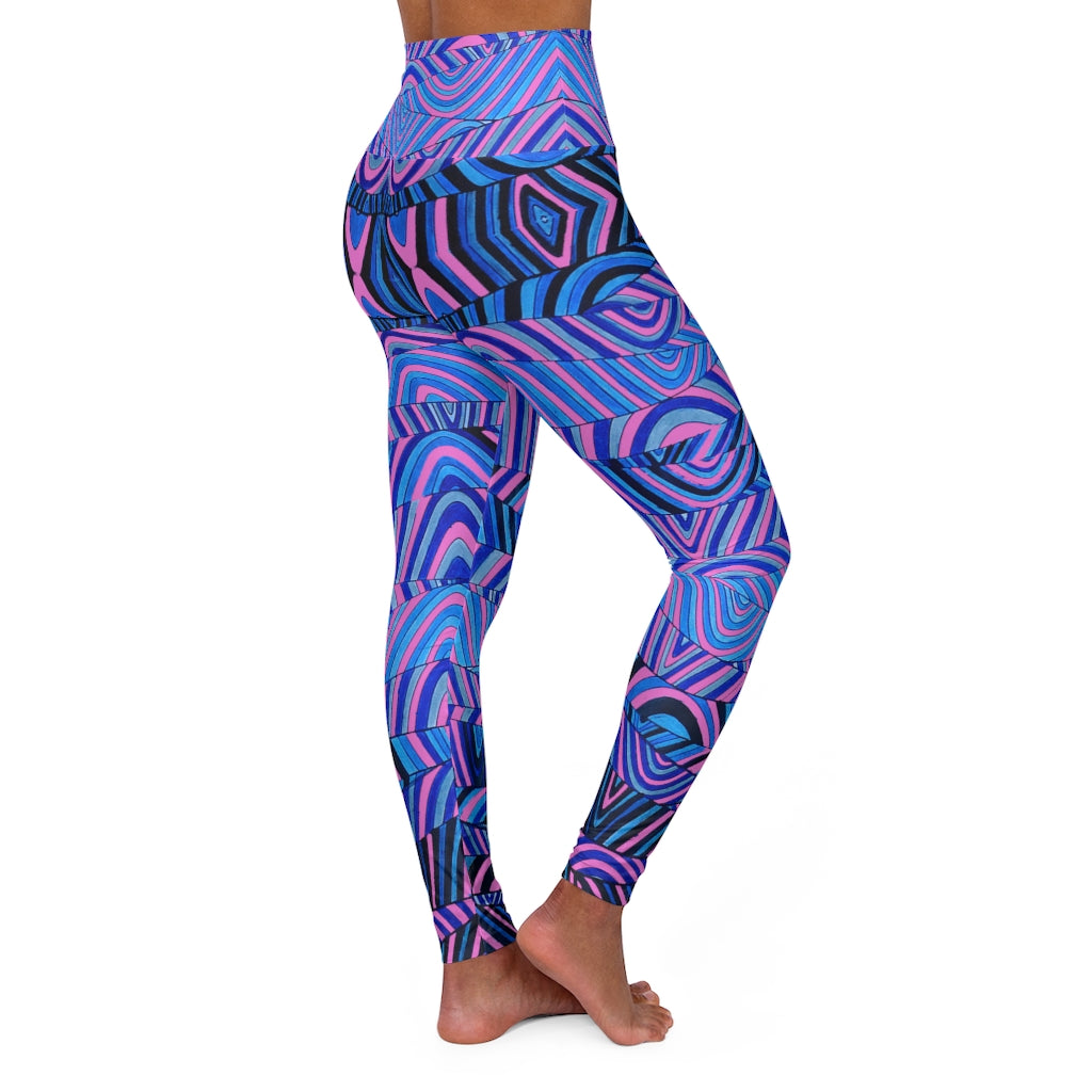 Rose Sonic Yoga Leggings