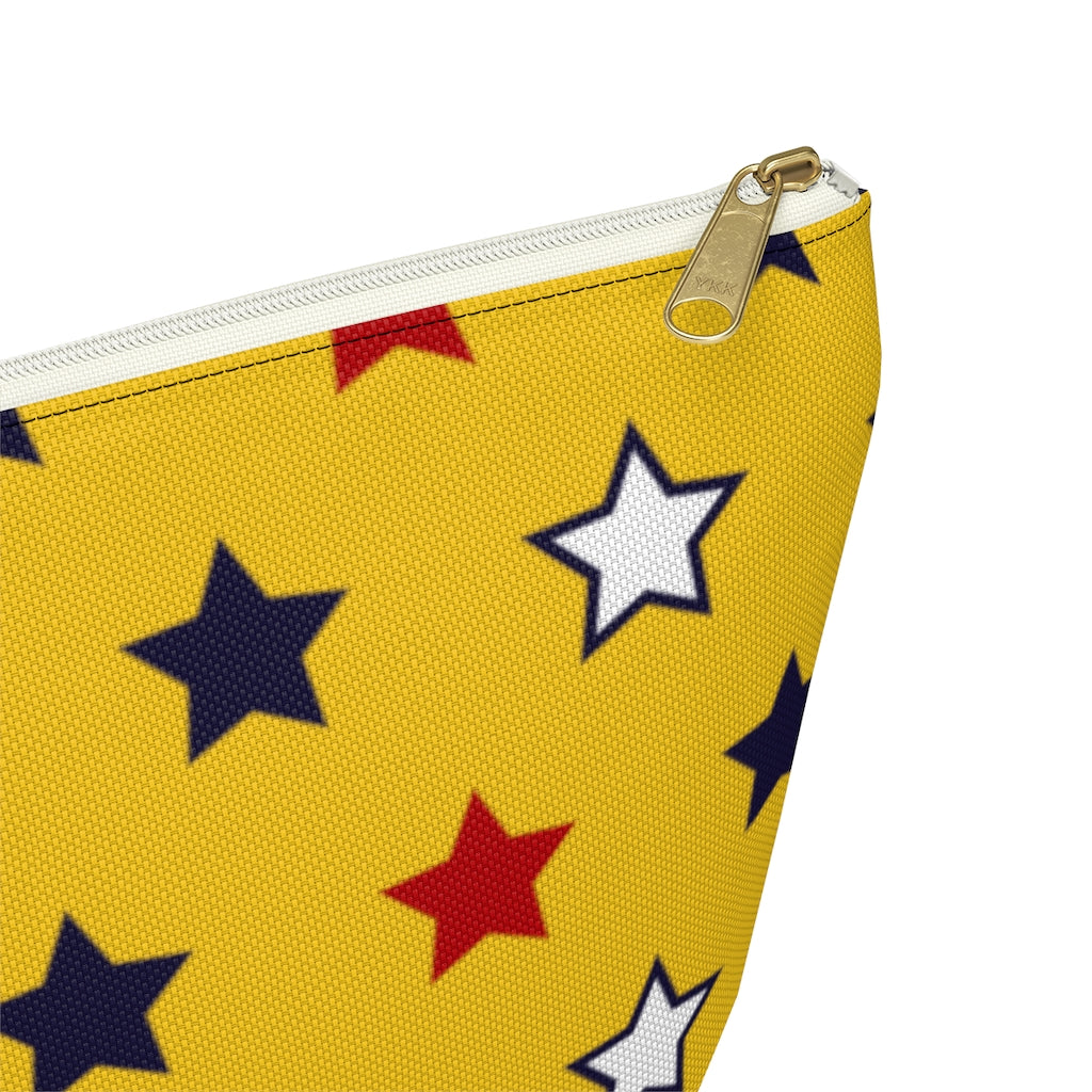 Starry Yellow Accessory Pouch