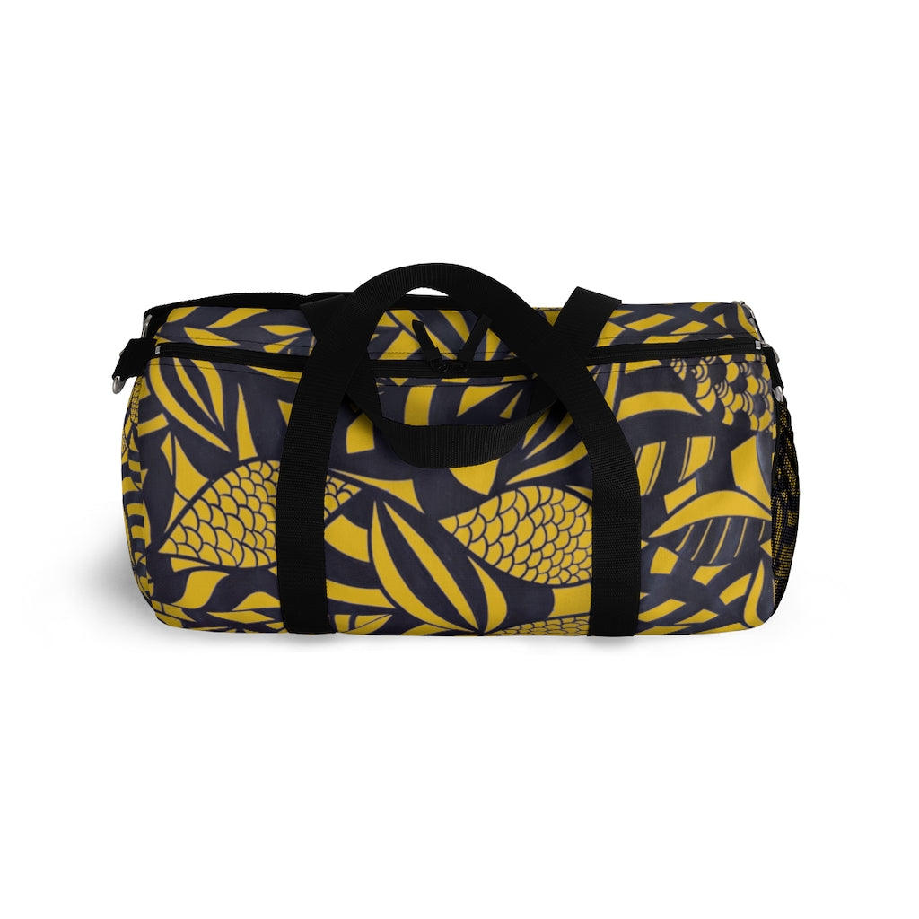 Tropical Minimalist Yellow Duffel Bag