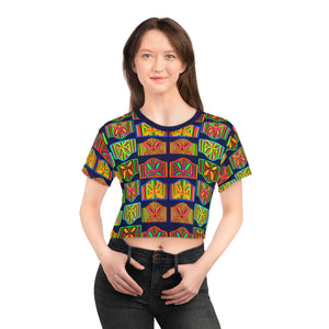 Ink Deco Print AOP Crop Tee