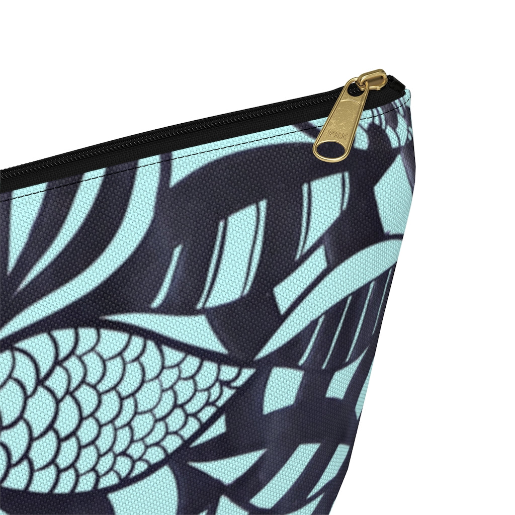 Icy Tropical Minimalist Accessory Pouch