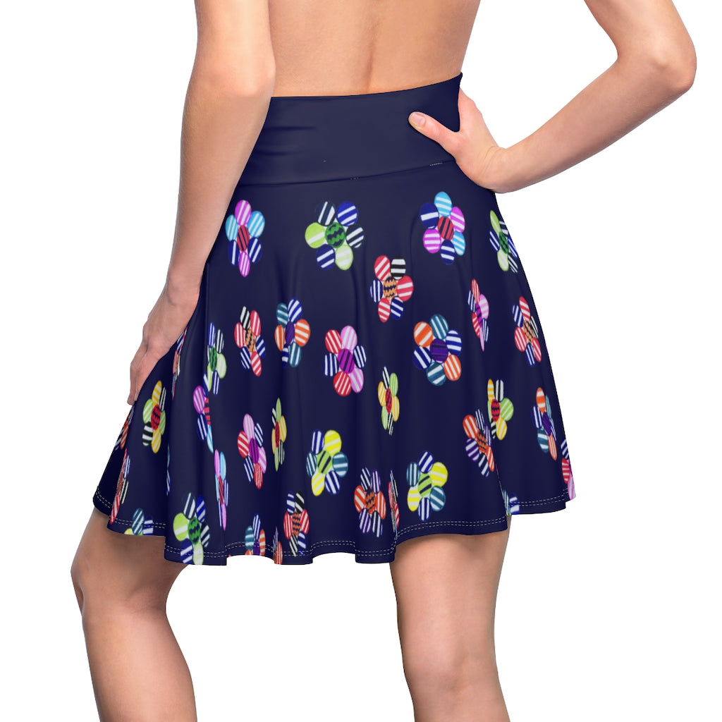 Ink Candy Florals Skater Skirt