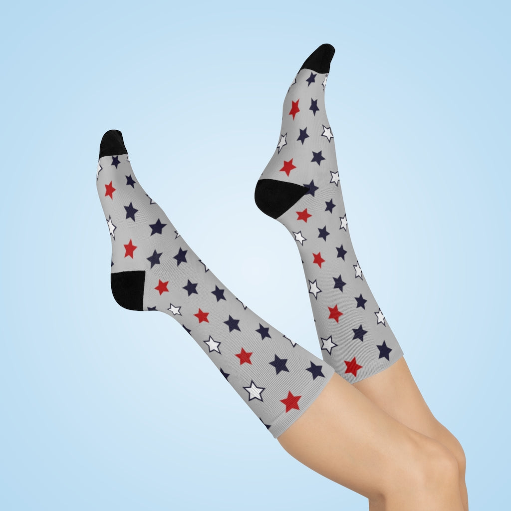 Starry Slate Socks