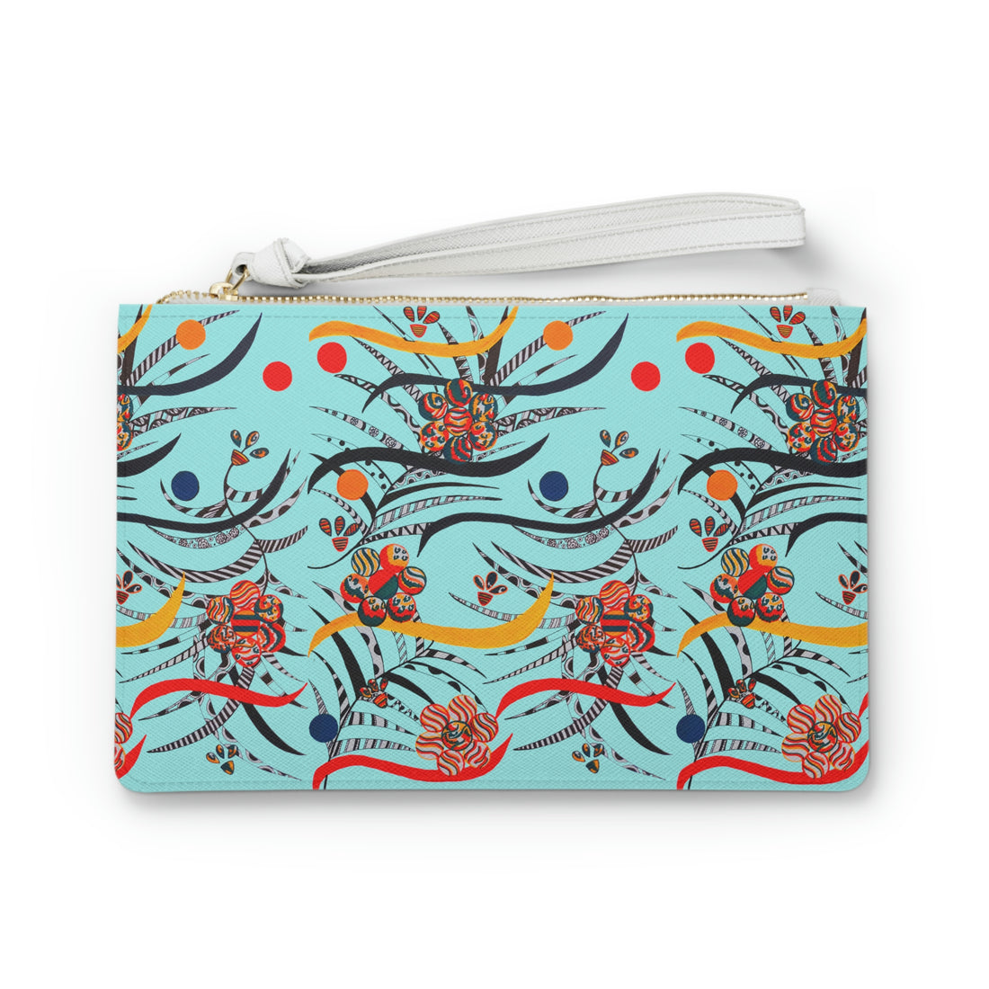 Icy Blue Wilderness Clutch Bag