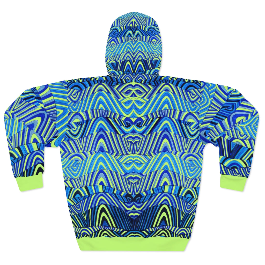 Lime Sonic Unisex Pullover Hoodie
