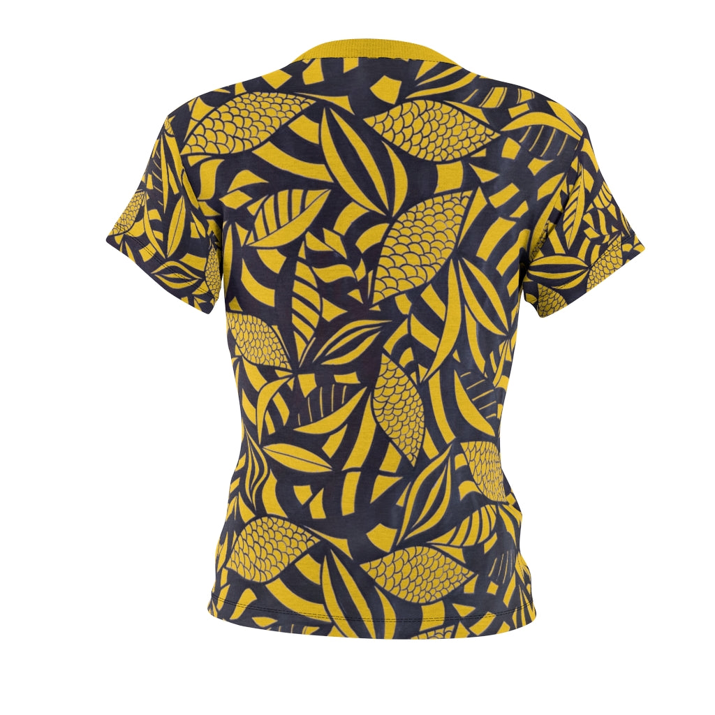 Tropical Minimalist AOP Yellow T-shirt