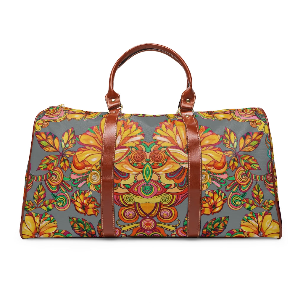 Ash Artsy Floral Waterproof AOP Travel Bag