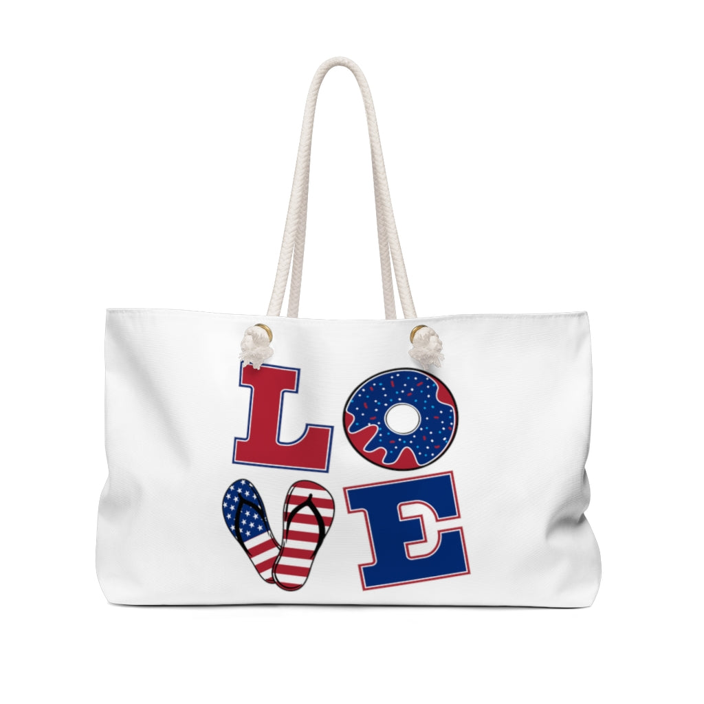 The American Love Weekender Tote Bag