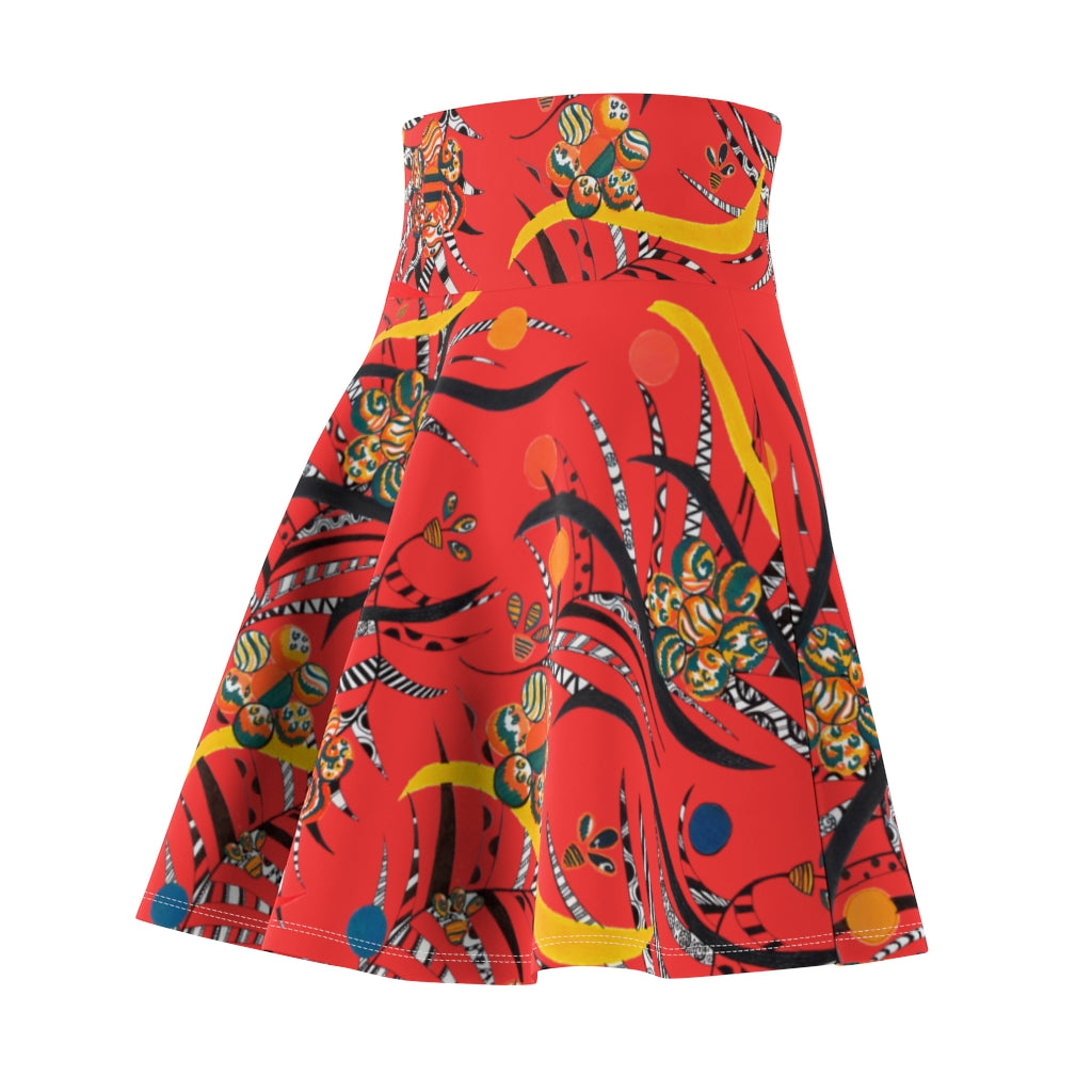 Vermillion Wilderness Skater Skirt