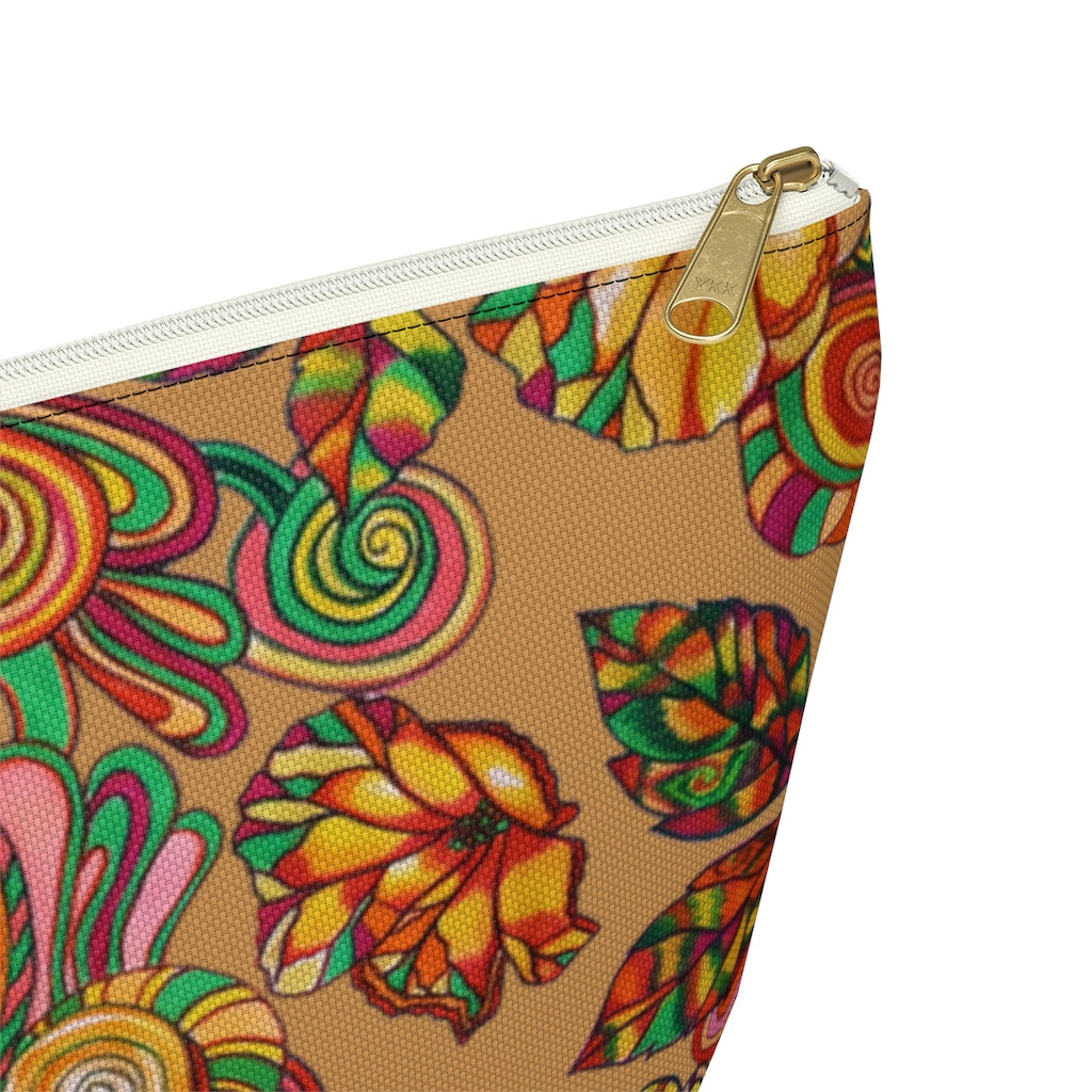 Tussock Artsy Floral Accessory Pouch